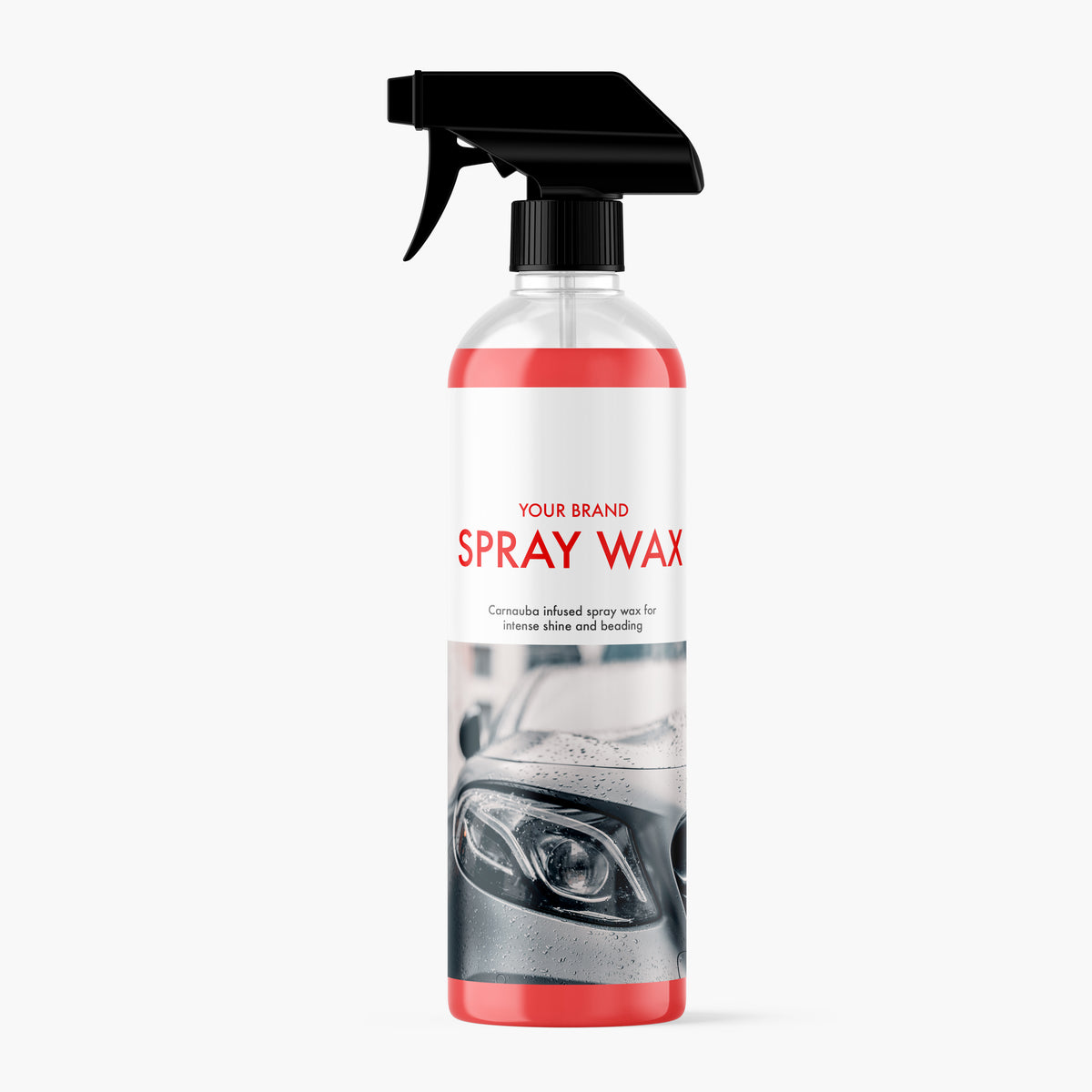 Example spray wax product