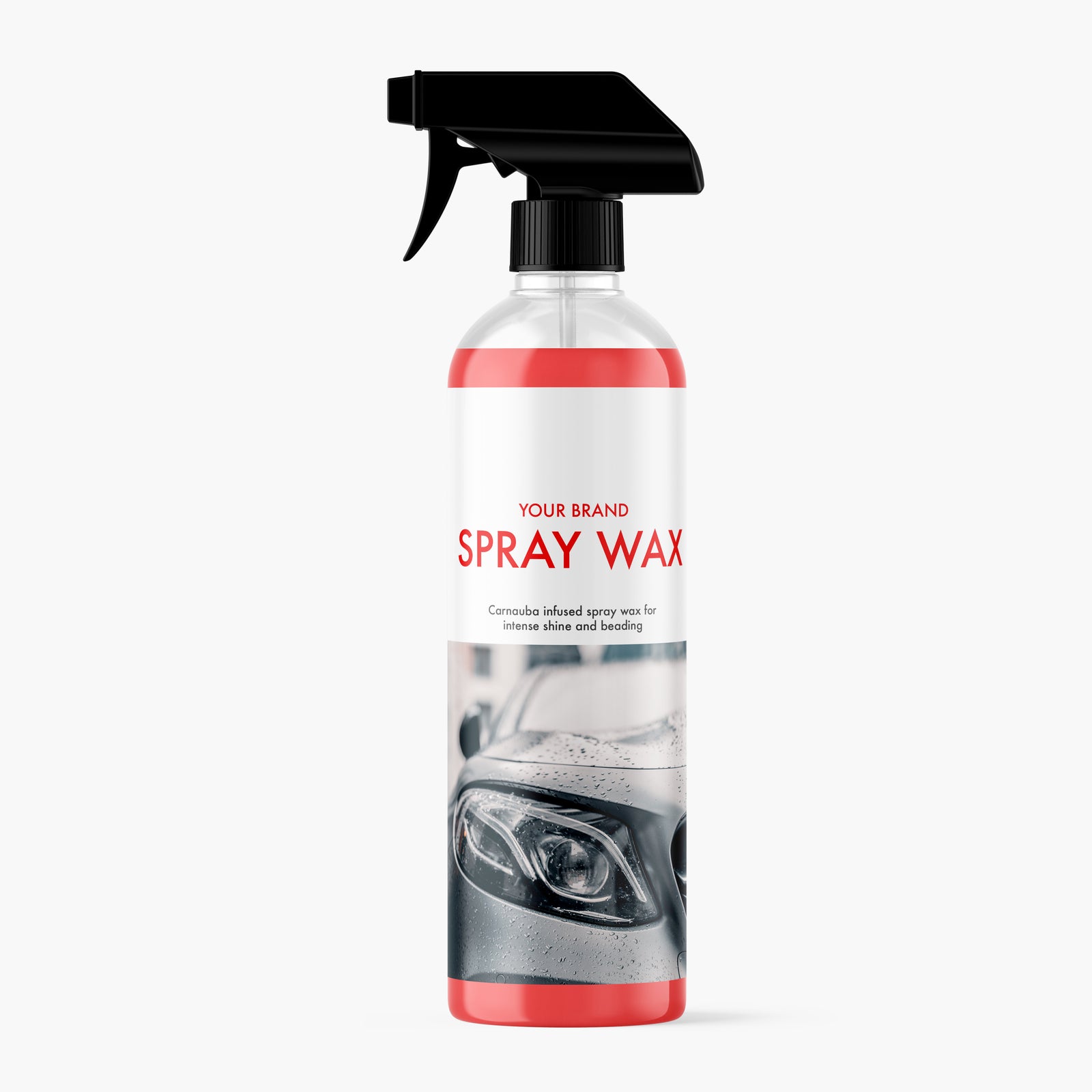 Example spray wax product